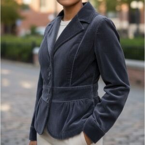 Women's Black Velvet Jacket